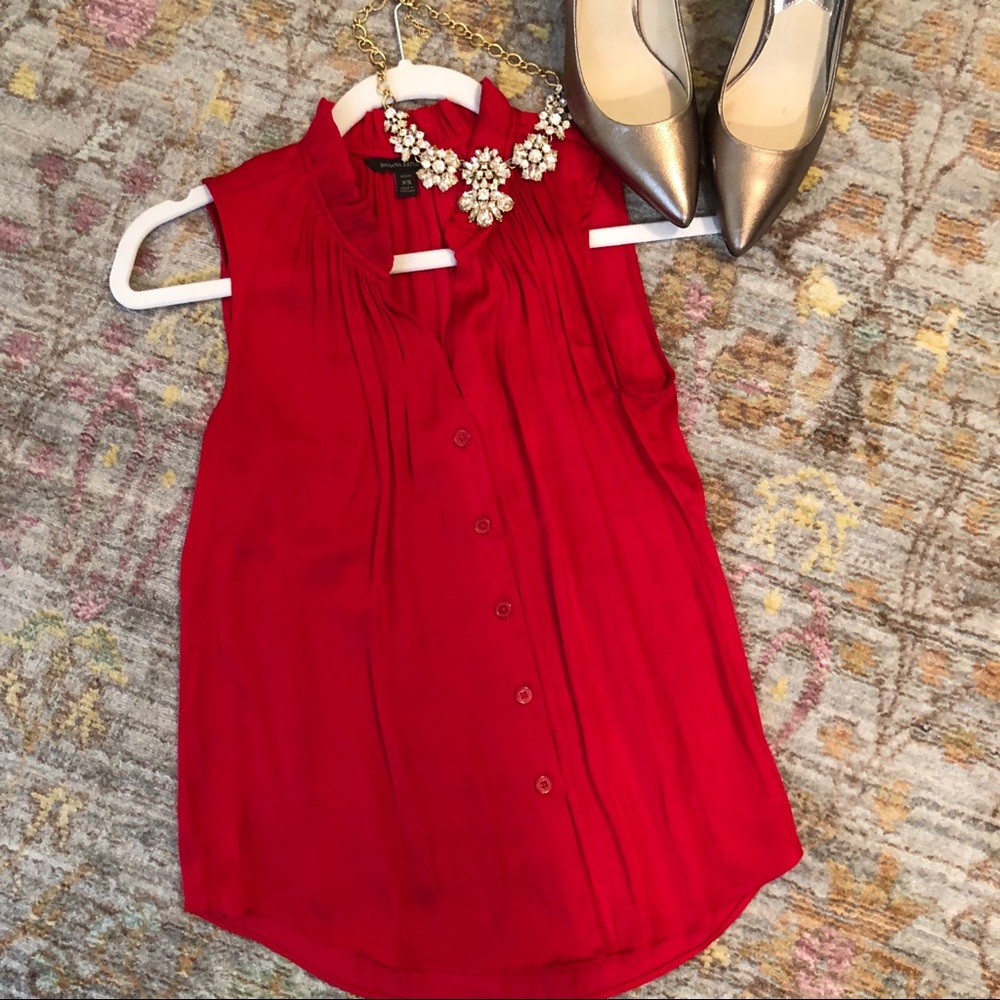 Red Banana Replublic sleeveless blouse